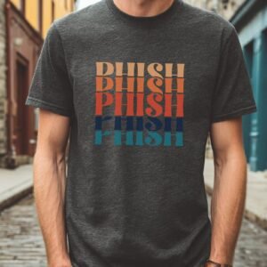 Retro Phish Band T-Shirt, Vintage Jam Bands Tee, Grateful Dead Inspired Shirt, Outdoor Concerts T-Shirt, Music Festival Top