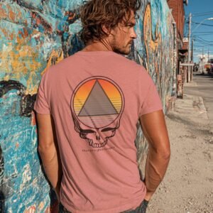Grateful Dead inspired AA triangle symbol T-shirt, Jam Bands recovery shirt, Grateful Dead fans, Clean life, summer concerts, dancing fun